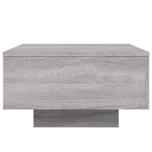Τραπεζάκι Σαλονιού με Φώτα LED Γκρι Sonoma 55x55x31 εκ. - Pakobazaar
