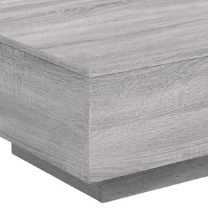 Τραπεζάκι Σαλονιού με Φώτα LED Γκρι Sonoma 55x55x31 εκ. - Pakobazaar