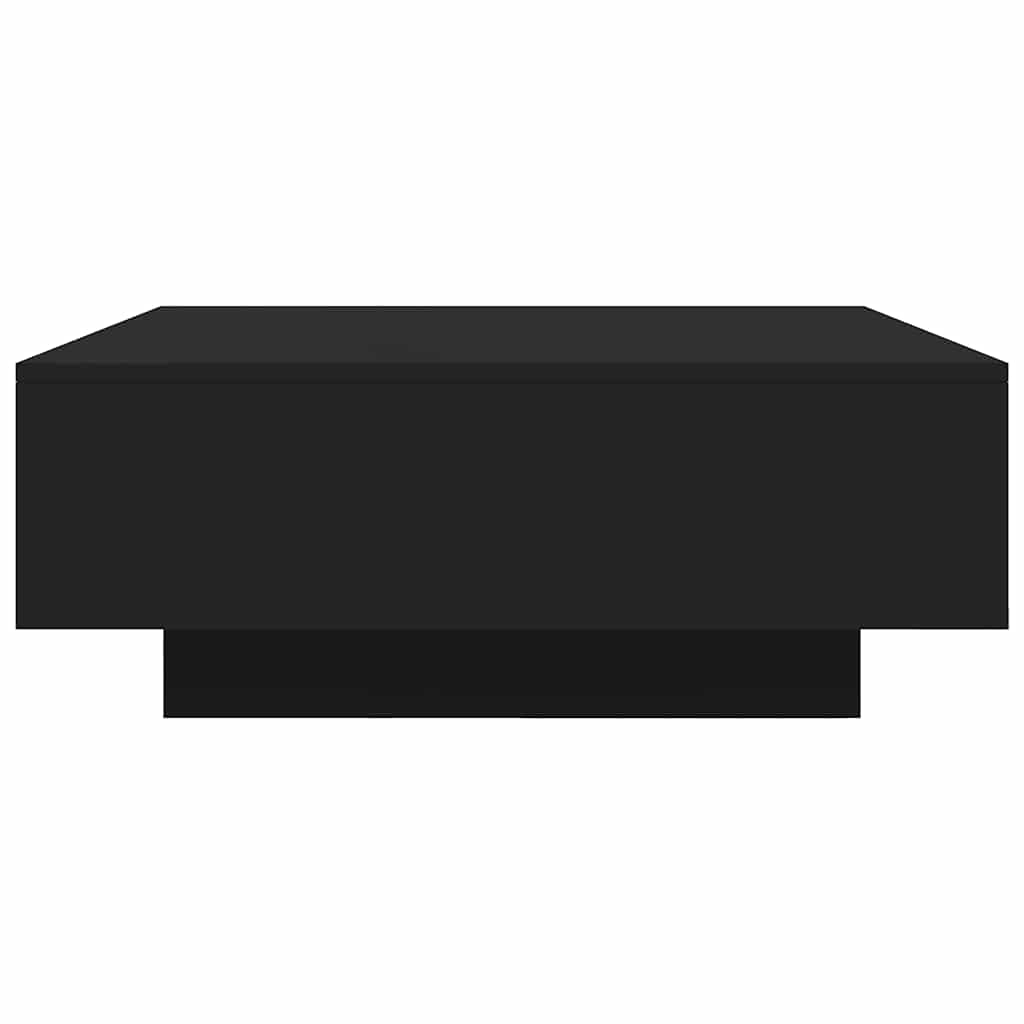 Τραπεζάκι Σαλονιού Μαύρο 80 x 80 x 31 εκ. Επεξεργασμένο Ξύλο - Pakobazaar