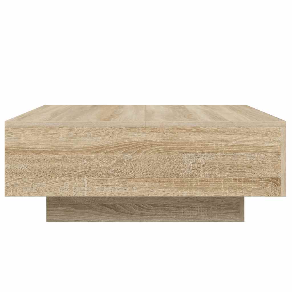 Τραπεζάκι Σαλονιού Sonoma Δρυς 80 x 80 x 31 εκ. από Επεξ. Ξύλο - Pakobazaar