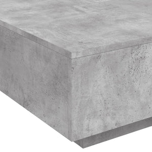 Τραπεζάκι Σαλονιού Γκρι Σκυρ. 80 x 80 x 31 εκ. Επεξ. Ξύλο - Pakobazaar