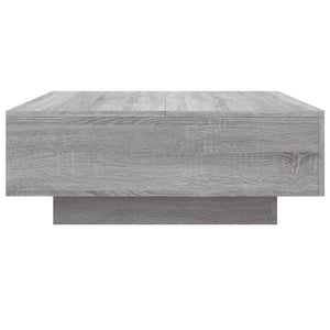 Τραπεζάκι Σαλονιού Γκρι Sonoma 80x80x31 εκ. Επεξεργασμένο Ξύλο