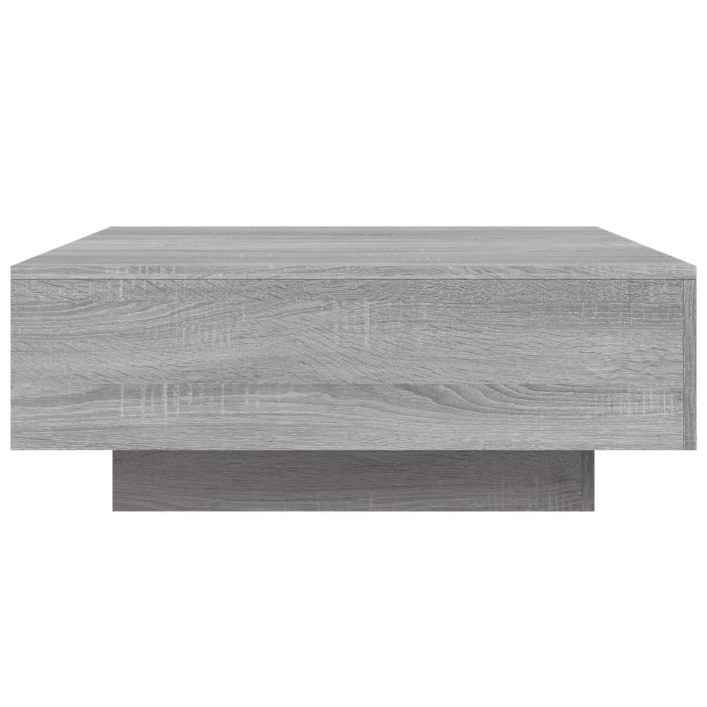 Τραπεζάκι Σαλονιού Γκρι Sonoma 80x80x31 εκ. Επεξεργασμένο Ξύλο