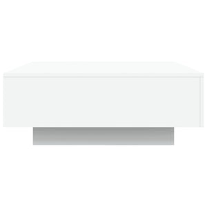 Τραπεζάκι Σαλονιού με Φώτα LED Λευκό 80 x 80 x 31 εκ. - Pakobazaar