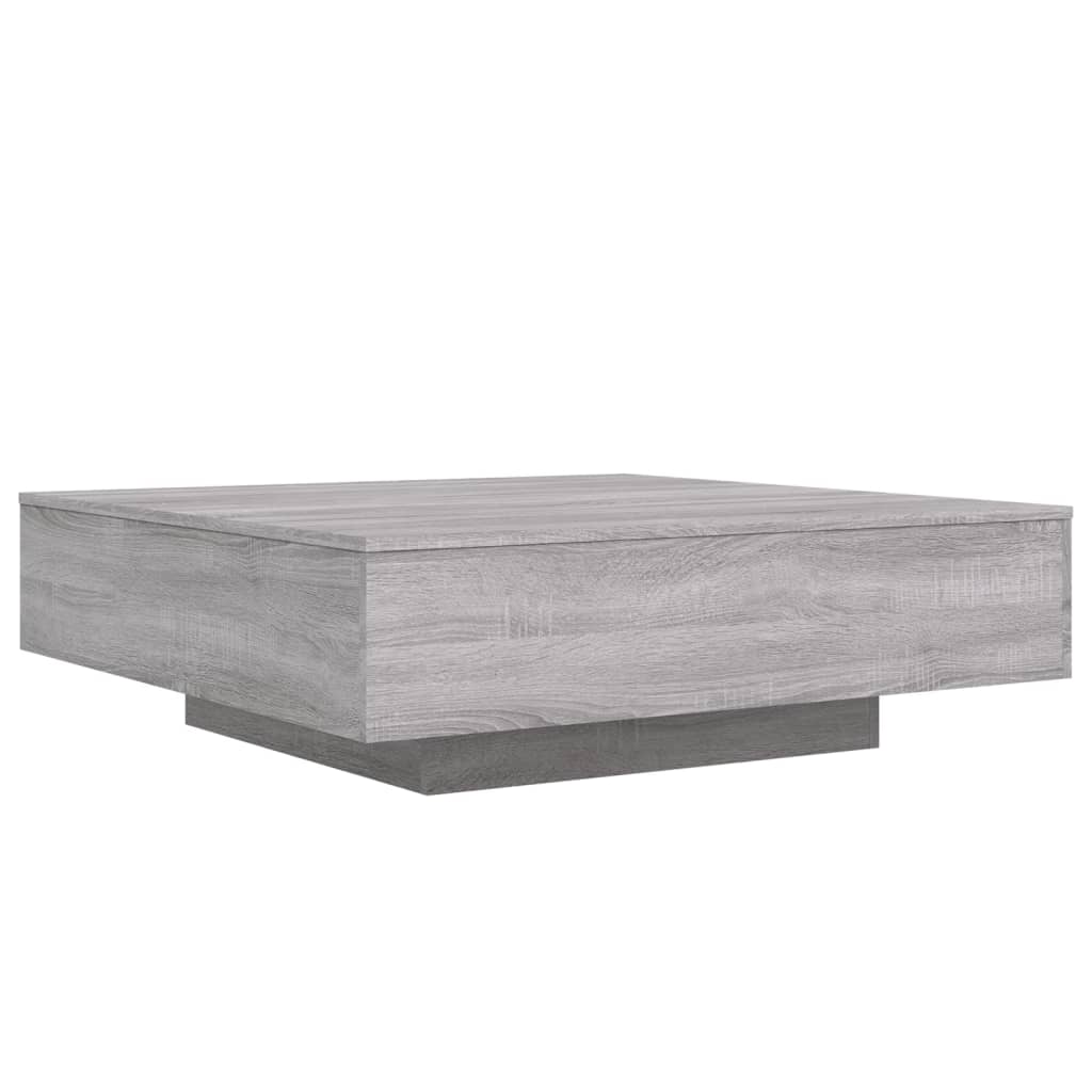 Τραπεζάκι Σαλονιού Γκρι Sonoma 100 x 100 x 31 εκ. Επεξεργ. Ξύλο - Pakobazaar