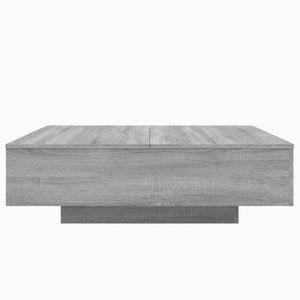 Τραπεζάκι Σαλονιού Γκρι Sonoma 100 x 100 x 31 εκ. Επεξεργ. Ξύλο - Pakobazaar