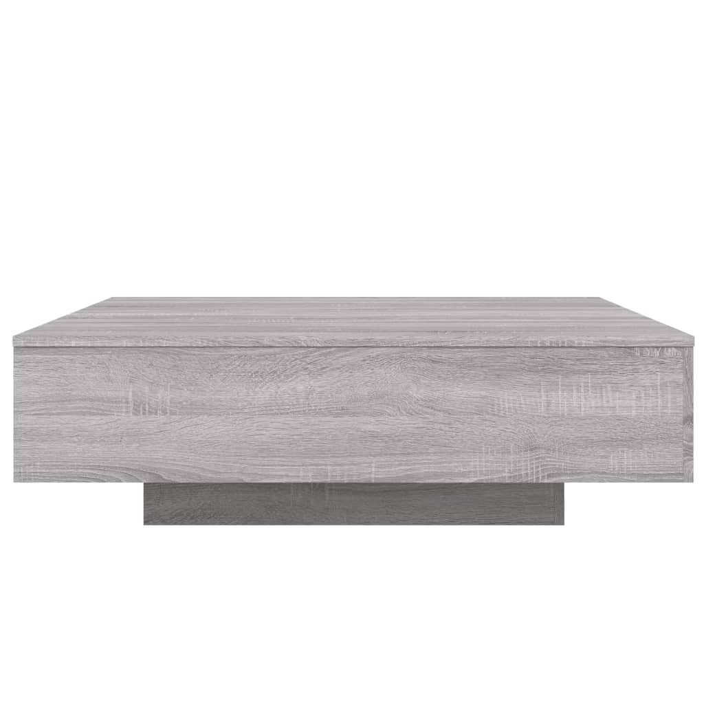 Τραπεζάκι Σαλονιού Γκρι Sonoma 100 x 100 x 31 εκ. Επεξεργ. Ξύλο - Pakobazaar