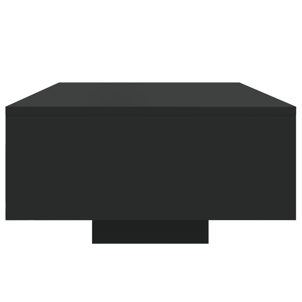 Τραπεζάκι Σαλονιού με Φώτα LED Μαύρο 85x55x31 εκ. - Pakobazaar