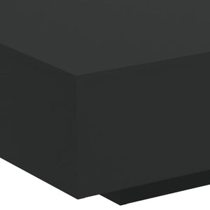Τραπεζάκι Σαλονιού με Φώτα LED Μαύρο 85x55x31 εκ. - Pakobazaar