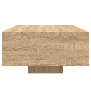 Τραπεζάκι Σαλονιού με Φώτα LED Sonoma Δρυς 85x55x31 εκ. - Pakobazaar