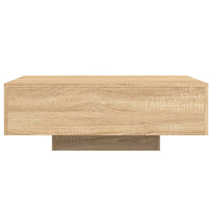 Τραπεζάκι Σαλονιού με Φώτα LED Sonoma Δρυς 85x55x31 εκ. - Pakobazaar