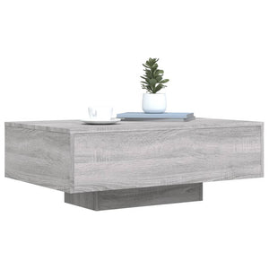 Τραπεζάκι Σαλονιού με Φώτα LED Γκρι Sonoma 85x55x31 εκ. - Pakobazaar