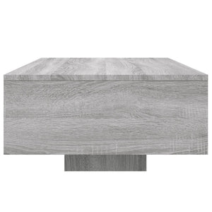 Τραπεζάκι Σαλονιού με Φώτα LED Γκρι Sonoma 85x55x31 εκ. - Pakobazaar