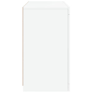 Μπουφές με Φώτα LED Λευκός 60,5 x 37 x 67 εκ. - Pakobazaar