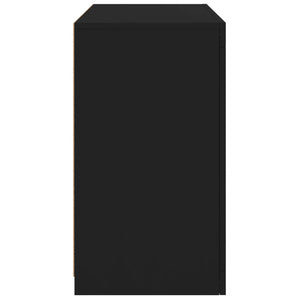Μπουφές με LED Μαύρος 60,5x37x67 εκ.