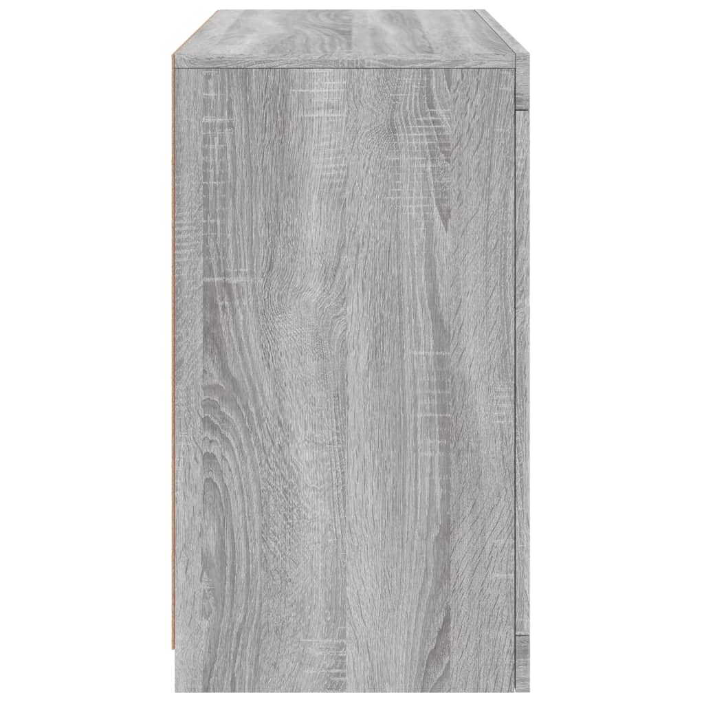 Μπουφές με LED Γκρι Sonoma 60,5 x 37 x 67 εκ. - Pakobazaar