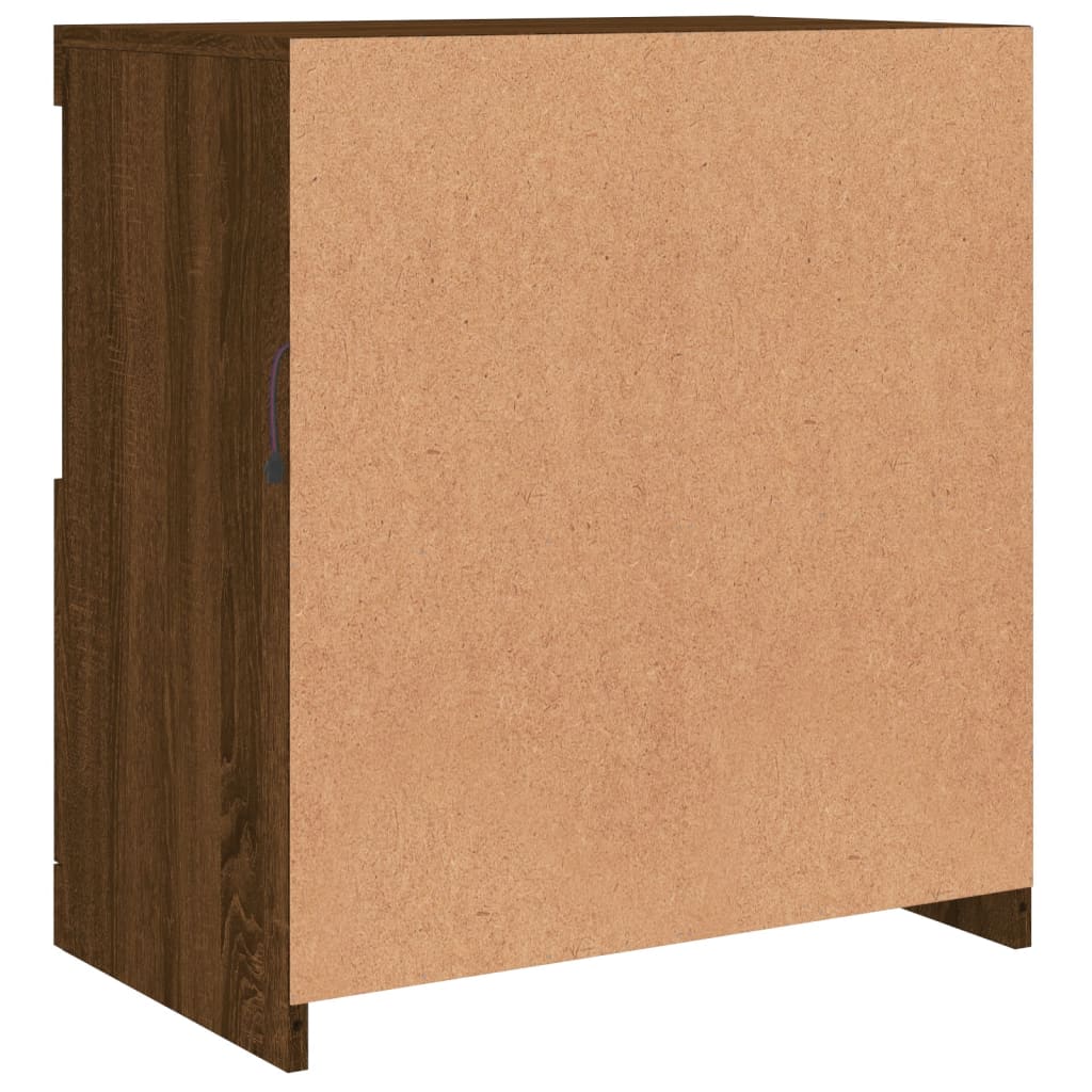 Ντουλάπι με LED Καφέ Δρυς 60,5 x 37 x 67 εκ. - Pakobazaar