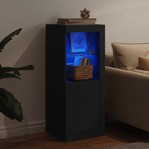 Μπουφές με Φώτα LED Μαύρος 41 x 37 x 100 εκ. - Pakobazaar