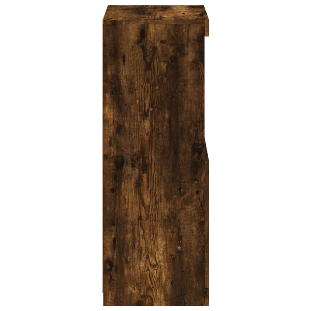 Μπουφές με Φώτα LED Καπνιστή Δρυς 41 x 37 x 100 εκ. - Pakobazaar