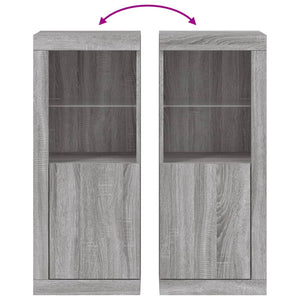 Μπουφές με LED Γκρι Sonoma 41 x 37 x 100 εκ. - Pakobazaar