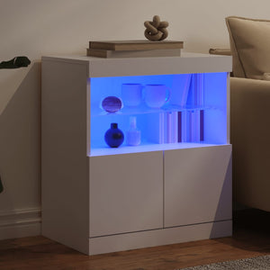 Μπουφές με Φώτα LED Λευκός 60 x 37 x 67 εκ. - Pakobazaar
