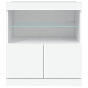 Μπουφές με Φώτα LED Λευκός 60 x 37 x 67 εκ. - Pakobazaar