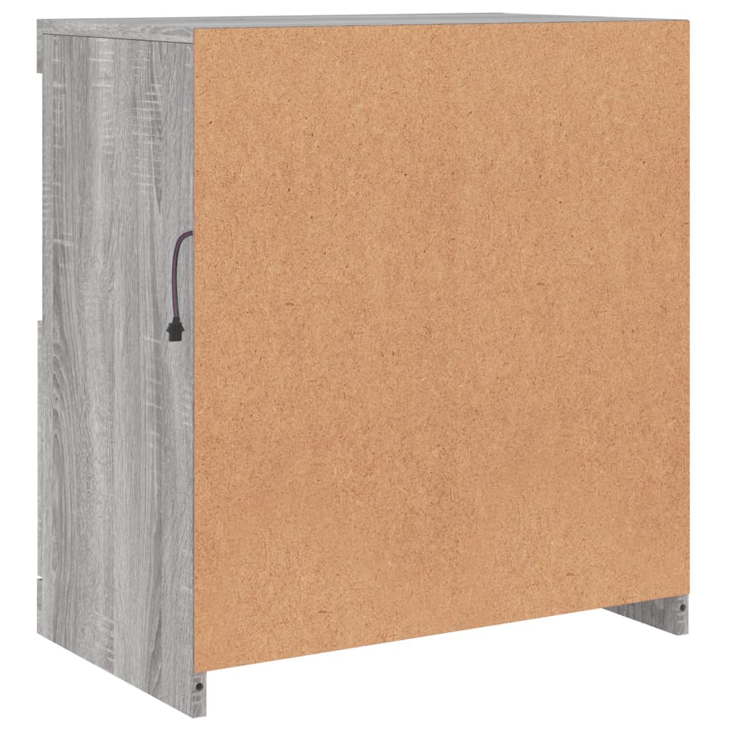 Μπουφές με LED Γκρι Sonoma 60 x 37 x 67 εκ. - Pakobazaar