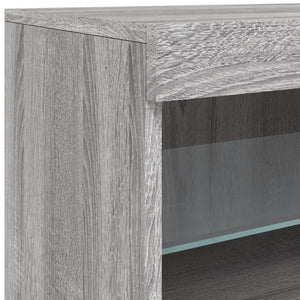 Μπουφές με LED Γκρι Sonoma 60 x 37 x 67 εκ. - Pakobazaar