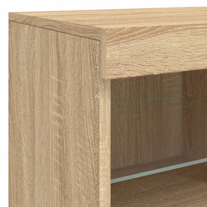 Ντουλάπι με LED Sonoma Δρυς 81 x 37 x 67 εκ. - Pakobazaar