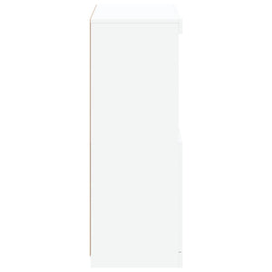 Μπουφές με Φώτα LED Λευκός 60,5 x 37 x 100 εκ. - Pakobazaar