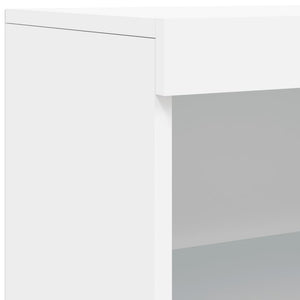 Μπουφές με Φώτα LED Λευκός 60,5 x 37 x 100 εκ. - Pakobazaar