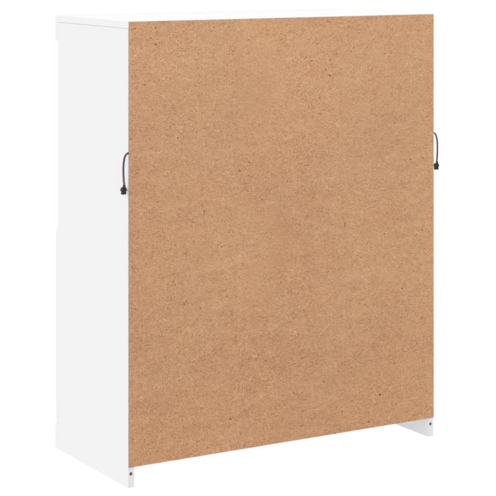 Μπουφές με Φώτα LED Λευκός 81 x 37 x 100 εκ. - Pakobazaar