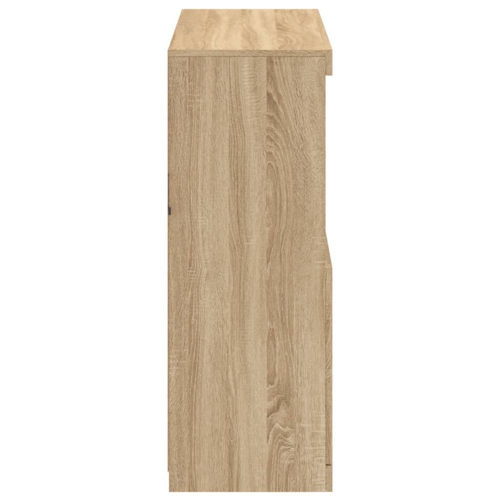 Μπουφές με Φώτα LED Sonoma Δρυς 81 x 37 x 100 εκ.