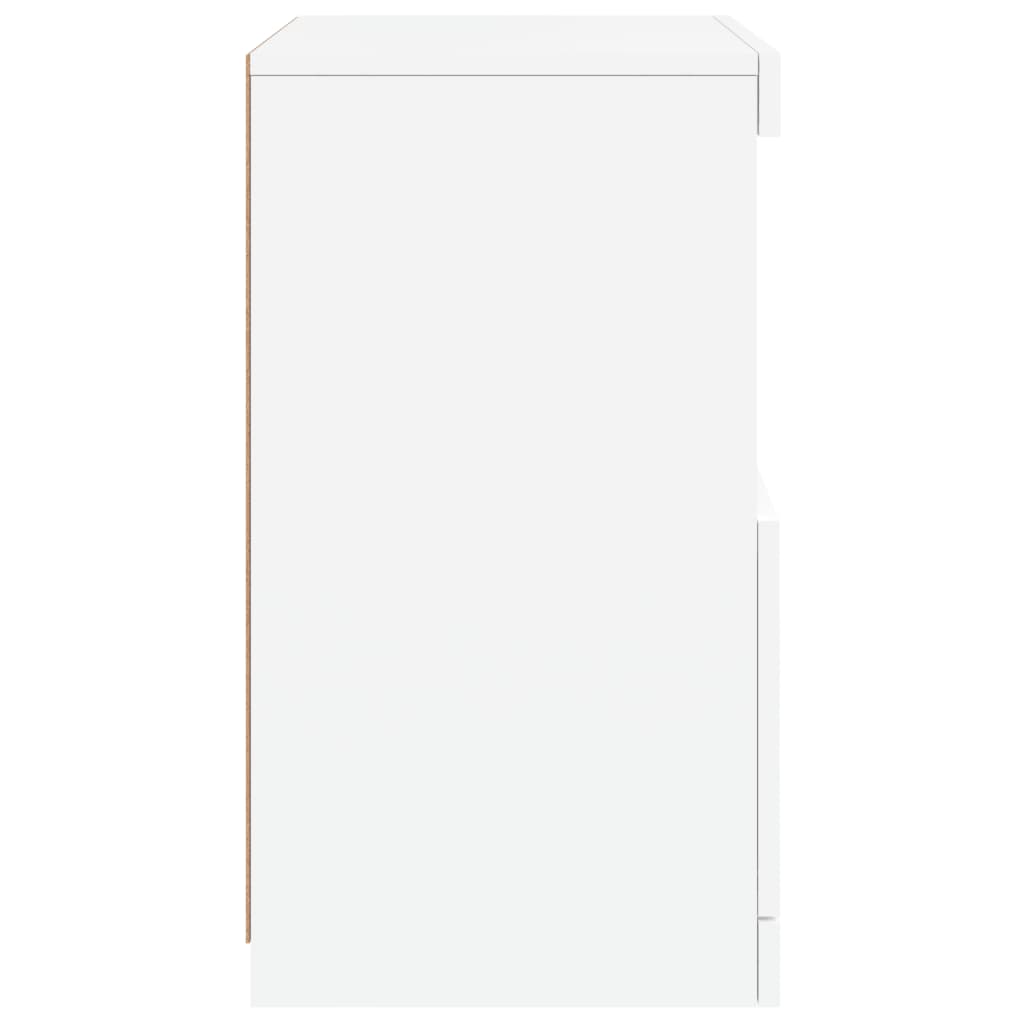 Μπουφές με Φώτα LED Λευκός 41 x 37 x 67 εκ. - Pakobazaar