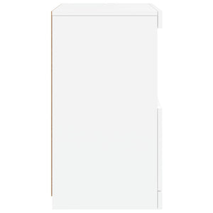Μπουφές με Φώτα LED Λευκός 41 x 37 x 67 εκ. - Pakobazaar