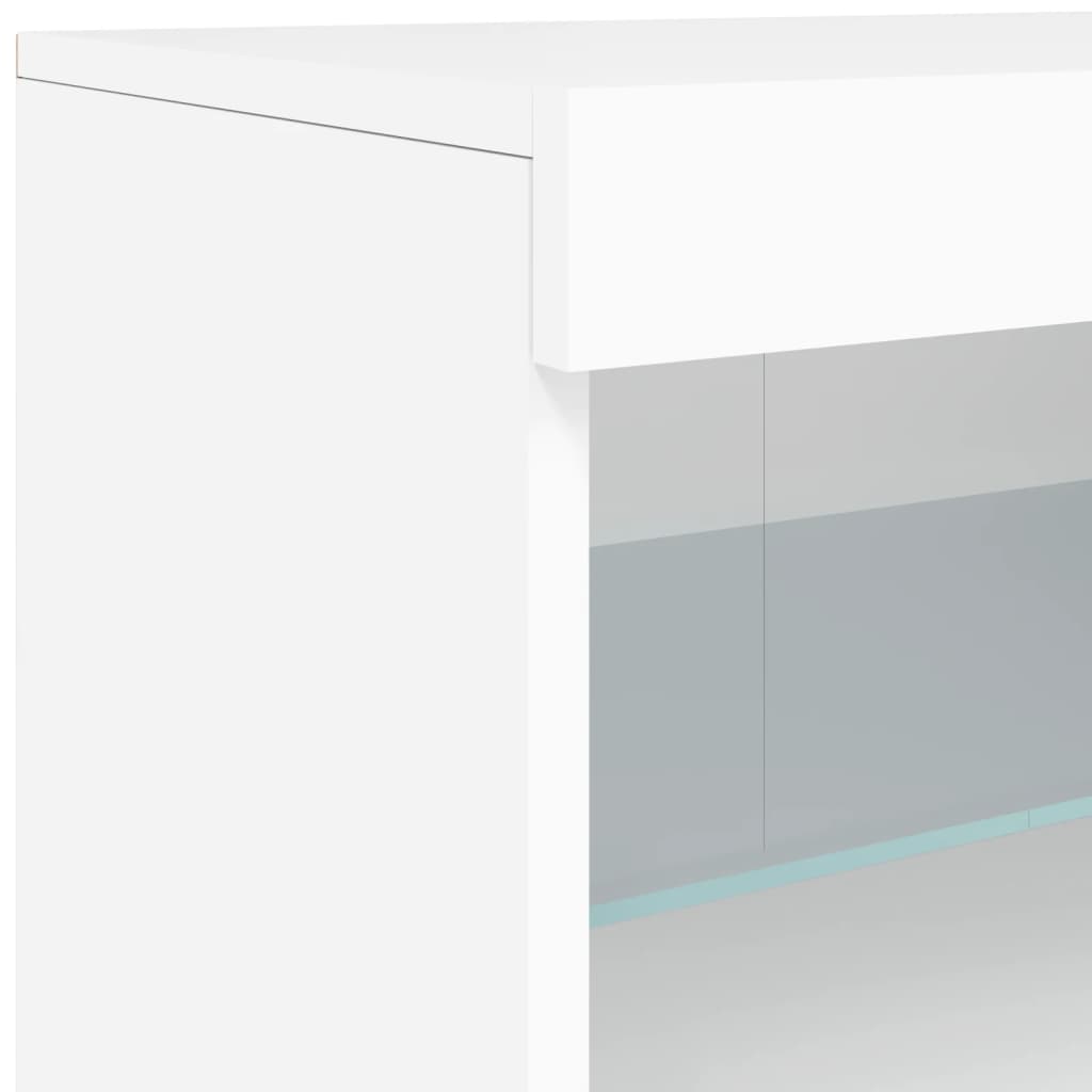Μπουφές με Φώτα LED Λευκός 41 x 37 x 67 εκ. - Pakobazaar