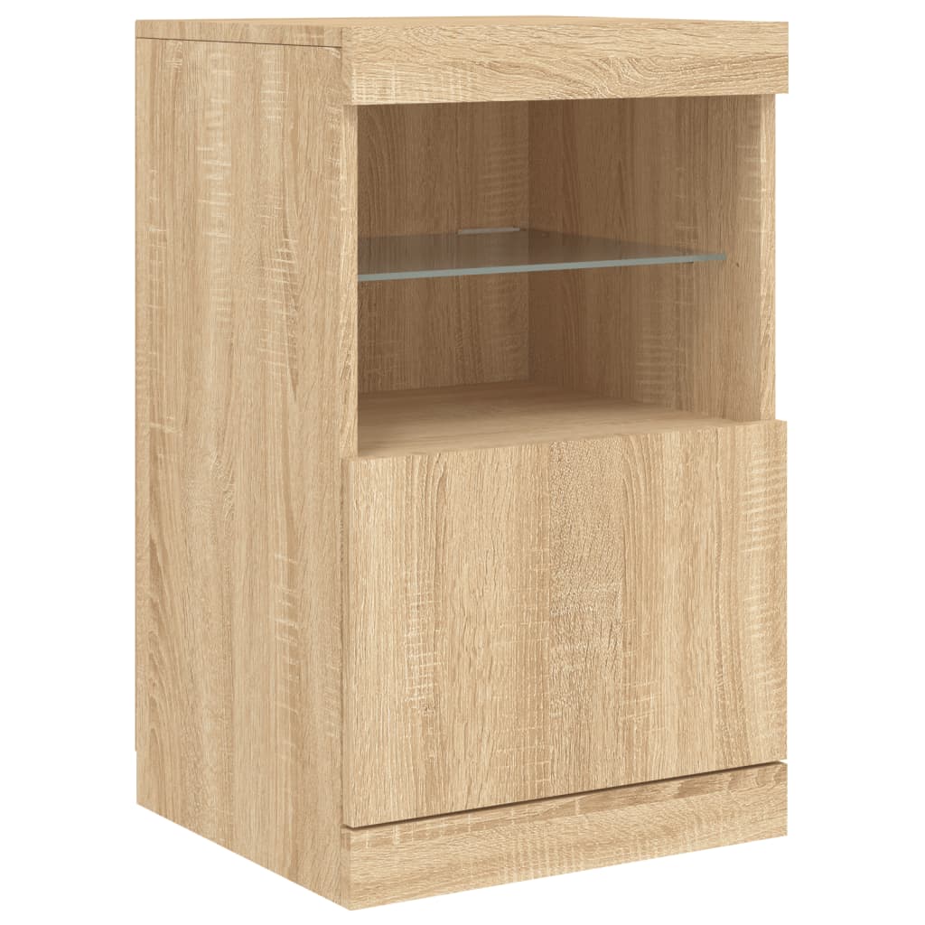 Μπουφές με LED Sonoma Δρυς 41 x 37 x 67 εκ. - Pakobazaar