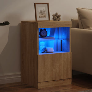 Μπουφές με LED Sonoma Δρυς 41 x 37 x 67 εκ. - Pakobazaar