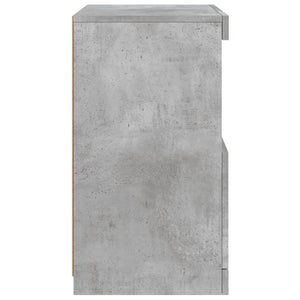 Μπουφές με LED Γκρι Σκυροδέματος 41 x 37 x 67 εκ. - Pakobazaar