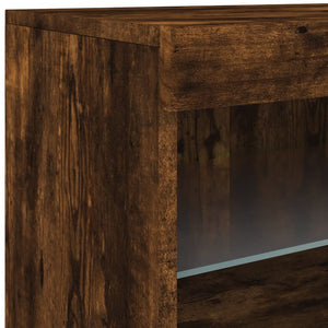 Μπουφές με LED Καπνιστή Δρυς 41 x 37 x 67 εκ. - Pakobazaar