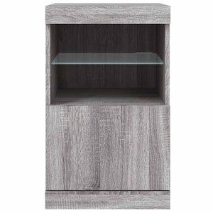 Μπουφές με LED Γκρι Sonoma 41 x 37 x 67 εκ. - Pakobazaar