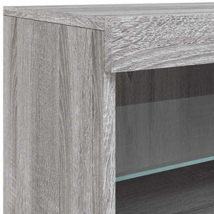 Μπουφές με LED Γκρι Sonoma 41 x 37 x 67 εκ. - Pakobazaar