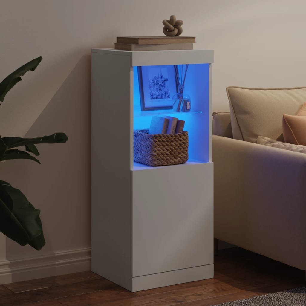 Μπουφές με Φώτα LED Λευκός 41 x 37 x 100 εκ. - Pakobazaar