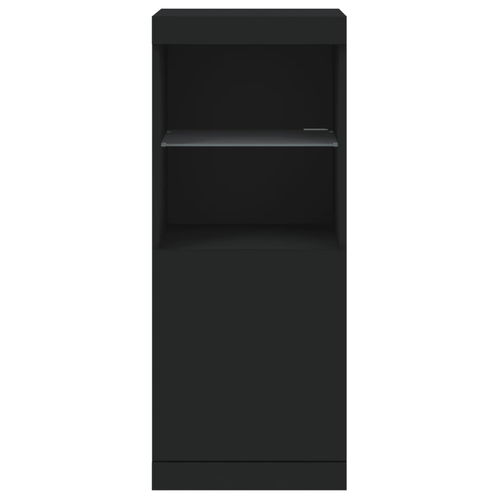 Μπουφές με Φώτα LED Μαύρος 41 x 37 x 100 εκ. - Pakobazaar