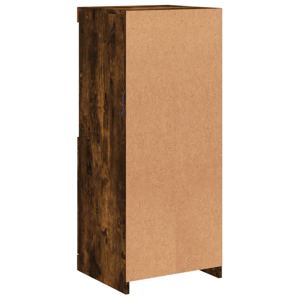 Μπουφές με Φώτα LED Καπνιστή Δρυς 41 x 37 x 100 εκ. - Pakobazaar