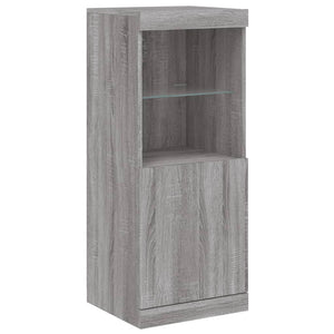 Μπουφές με LED Γκρι Sonoma 41 x 37 x 100 εκ. - Pakobazaar