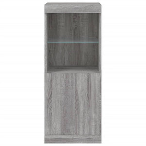 Μπουφές με LED Γκρι Sonoma 41 x 37 x 100 εκ. - Pakobazaar