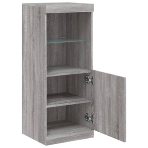 Μπουφές με LED Γκρι Sonoma 41 x 37 x 100 εκ. - Pakobazaar