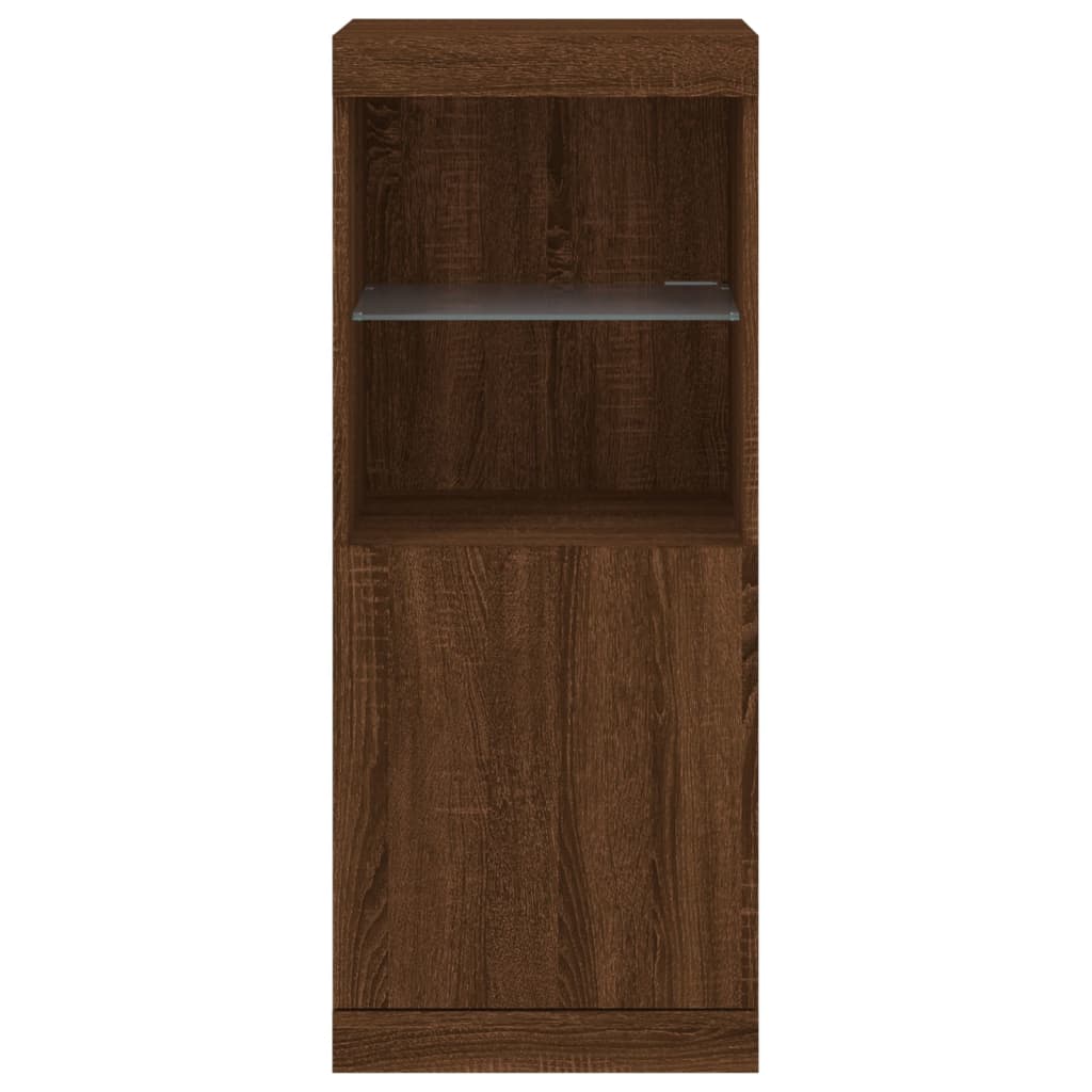 Μπουφές με Φώτα LED Καφέ Δρυς 41 x 37 x 100 εκ. - Pakobazaar