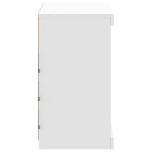 Μπουφές με Φώτα LED Λευκός 60,5 x 37 x 67 εκ. - Pakobazaar